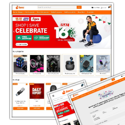 Daraz E-commerce website design