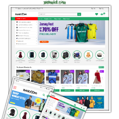 Bagdoom E-commerce website design
