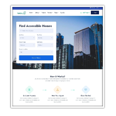 Real estate website 02