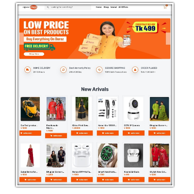 Ajker Deal E-commerce website design