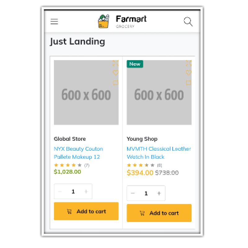 FarMart E-commerce website design