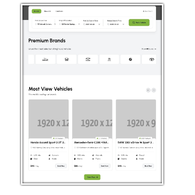 Car Rantal laravel system website design