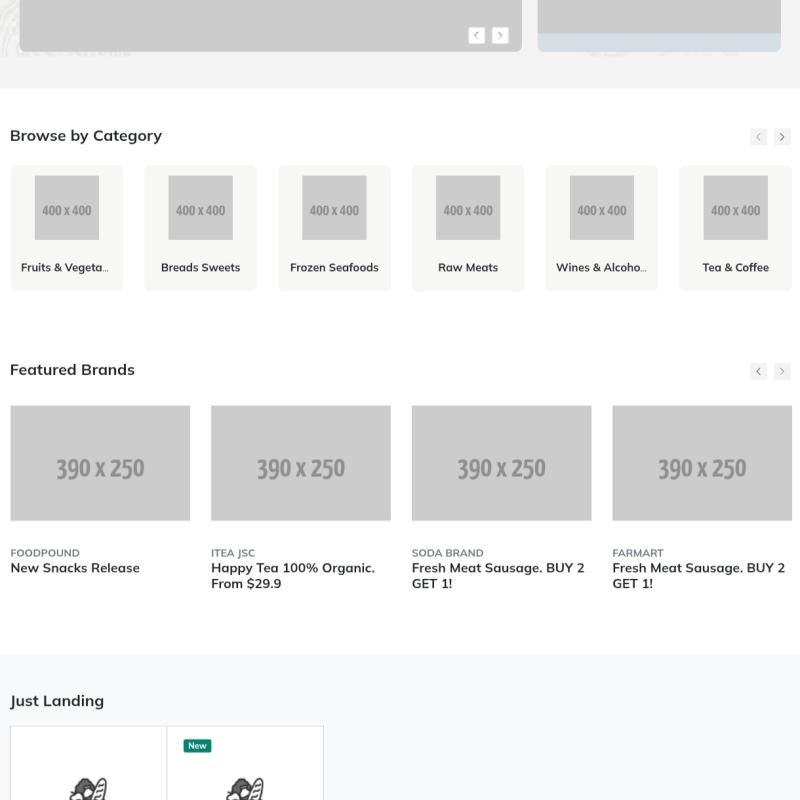FarMart E-commerce website design