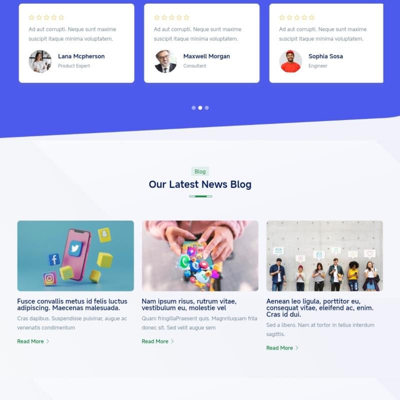 social media marketing system smm fully responsive website design