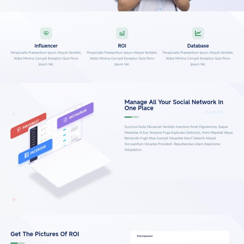 social media marketing system smm fully responsive website design