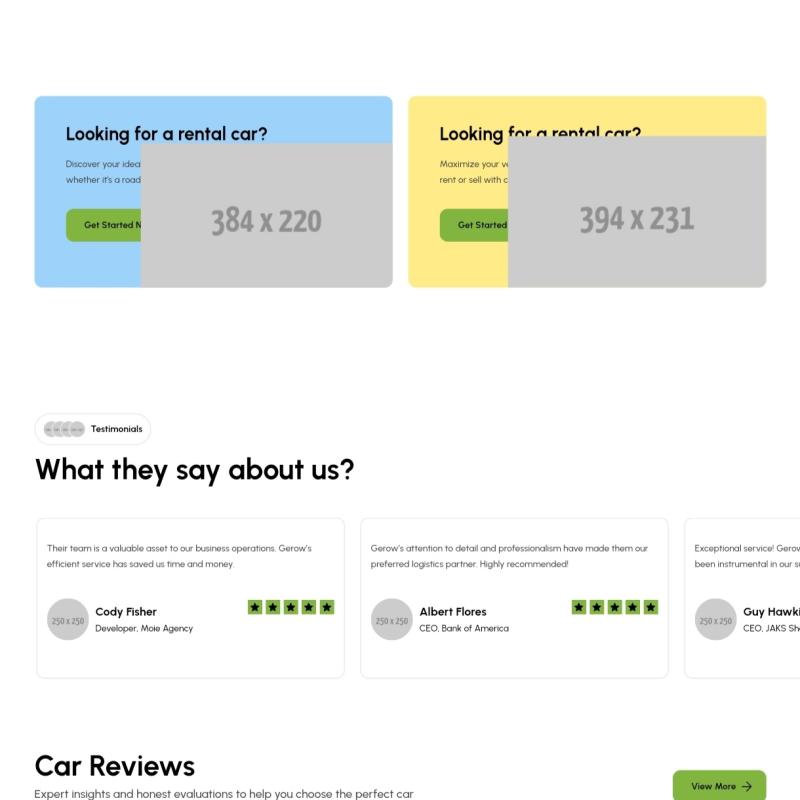 Car Rantal laravel system website design