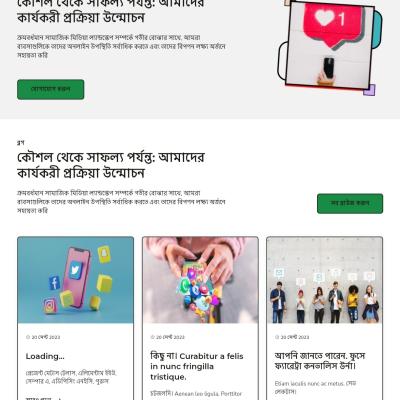social media marketing system smm fully responsive website design