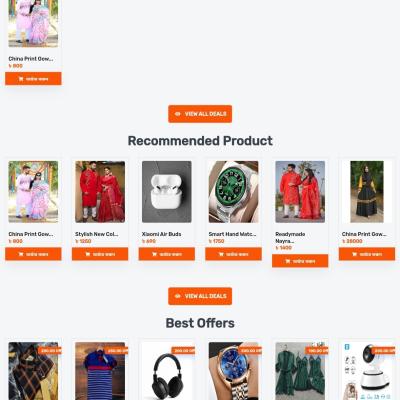 Ajker Deal E-commerce website design