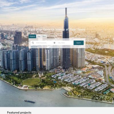 Real estate website 01