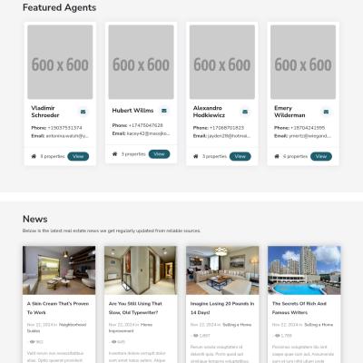 Real estate php script 01