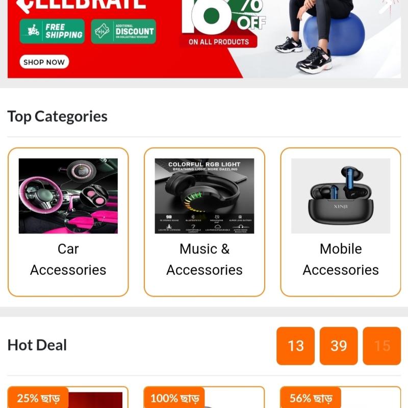 Daraz E-commerce website design