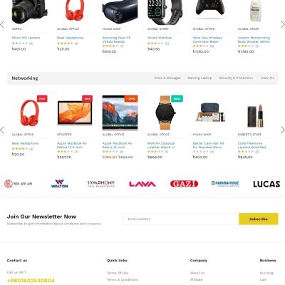webmks E-commerce website design