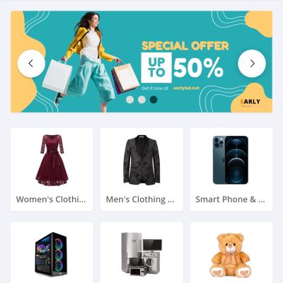Ajker Bazar E-commerce website design