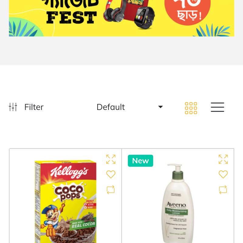 FRESH GROCERIES E-commerce website design