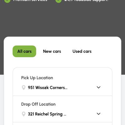Car Rantal laravel system website design