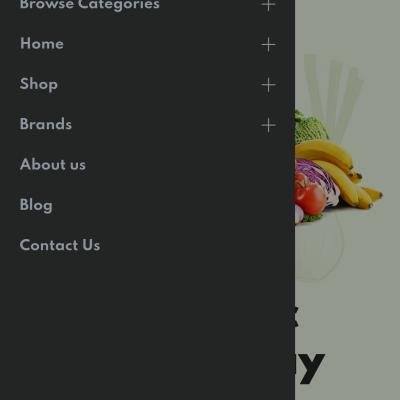 Organic E-commerce website design